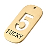 304 Stainless Steel Pendants STAS-D200-02F-G-2