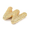 Rack Plating Brass Micro Pave Cubic Zirconia Pendants KK-Q790-01W-G-2