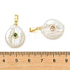 Natural Keshi Pearl Pendants PALLOY-JF05996-3