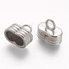 Tarnish Resistant 304 Stainless Steel Cord Ends STAS-A032-167P-1