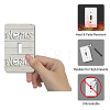 CREATCABIN 2Pcs Acrylic Light Switch Plate Outlet Covers DIY-CN0001-93E-4