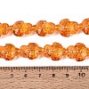 Transparent Glass Beads Strands DGLA-N021-02A-08-4