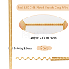 5Pcs Rack Plating Copper French Wire KK-BBC0013-59B-2