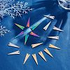 Unicraftale 18Pcs 3 color 201 Stainless Steel Pendants STAS-UN0036-60-3