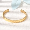 304 Stainless Steel Cuff Bangles for Women Men BJEW-H644-05G-1