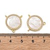 Brass Micro Pave Clear Cubic Zirconia Chandelier Component Links CU-CBA5585-03G-4