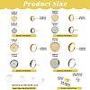 DIY 304 Stainless Steel Flat Round Stud Earring Making Kits DIY-FS0010-53-3