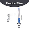Polyester Cord Ropes Pendant Decorations HJEW-TADJ0022-01C-2