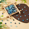 180Pcs 4 Styles Natural Apatite & Sodalite & Dyed White Jade Beads G-TA0003-08A-5
