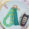 Chain Link Wristlet Keychain HJEW-SW00014-01-5