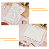 Polyester Lace Book Covers OFST-WH0002-59C-4