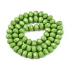 Opaque Solid Color Imitation Jade Glass Beads Strands LS-EGLA-A044-P8mm-D30-3