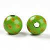 Easter Theme Printed Wood Beads WOOD-T032-22E-2