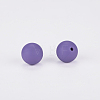 Round Silicone Focal Beads SI-JX0046A-42-2