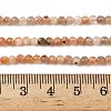 Natural Peach Moonstone Beads Strands G-J400-E16-02-3MM-A-3