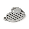 Non-Tarnish 304 Stainless Steel Pendants STAS-E159-05P-2