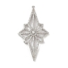 Brass Micro Pave Cubic Zirconia Pendants KK-M322-46P-1