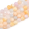 Natural Green Jade Beads Strands G-G757-03-6mm-2