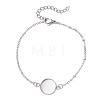 304 Stainless Steel Cable Chain Satellite Chain Bracelet Making BJEW-JB13164-03-2