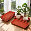 Plastic Planters Tray AJEW-WH0643-057-5