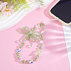 1Pc Alloy & Glass Mobile Straps MOBA-ME0001-01B-4