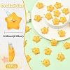 Opaque Resin Cabochons RESI-YW0005-38-1-3