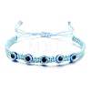 Evil Eye Beads Bracelets PW-WGF9804-04-1