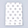 Polka Dot Pattern Eco-Friendly Kraft Paper Bags AJEW-M207-H01-02-1