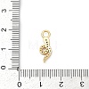 Brass Micro Pave Cubic Zirconia Pendants KK-G526-12G-01-3