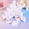 Square Paper Jewelry Ring Gift Boxes with Bowknot CON-TAC0010-80E-8