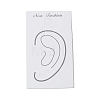 Ear Print Paper Earring Display Cards CDIS-C006-04-1