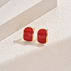 Alloy Rectangle Stud Earrings ON5879-4-1