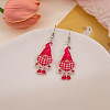 Valentine's Day Acrylic Dangle Earrings FS-WGA423C-08-1