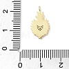 Brass Micro Pave Cubic Zirconia Pendants KK-S514-04D-G-3