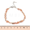 Natural Sunstone Beads Bracelets for Women BJEW-H623-02S-06-5