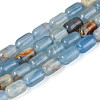 Natural Blue Calcite Beads Strands G-G980-53B-2