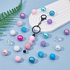 60Pcs Acrylic Beads OACR-WH0001-08C-5