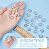 Unicraftale 300Pcs 304 Stainless Steel Beads Cap STAS-UN0056-66-5