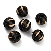 Schima Wood European Beads WD-CBA7A54-01B-1