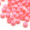 Transparent Stripe Resin Beads LS-RESI-S345-6mm-05-1