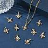 SHEGRACE Brass Micro Pave Cubic Zirconia Pendants XGRQ3D032-487G-5