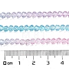 Transparent Painted Glass Beads Strands X1-DGLA-A034-T3mm-A22-3