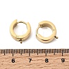304 Stainless Steel Huggie Hoop Earring Findings STAS-C161-04G-2