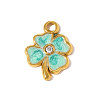 304 Stainless Steel Enamel Pendants STAS-OY010-50G-1