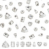 DICOSMETIC 80pcs 8 styles Square/Heart/Horse Eye Sew on Rhinestone GGLA-DC0001-02-1