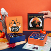 16Pcs 4 Patterns Square Halloween Foldable Creative Paper Gift Box CON-BC0007-01-3