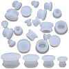 24Pcs 4 Style Silicone Bottle Seal Plug AJEW-GF0008-11A-1
