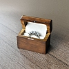 Rectangle Wooden Single Ring Boxes PW-WG81623-01-4