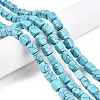 Synthetic Turquoise Dyed Beads Strands G-T138-99-1