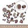 Mixed Antique Style Acrylic Beads MACR-YW0001-37-3